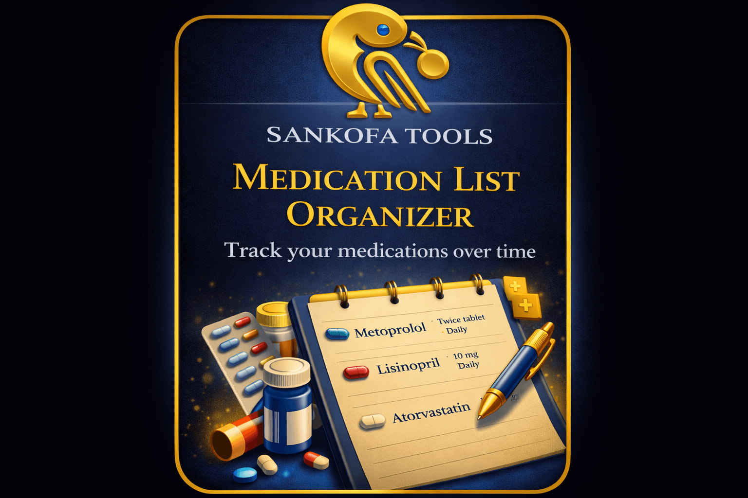 Medication List Organizer