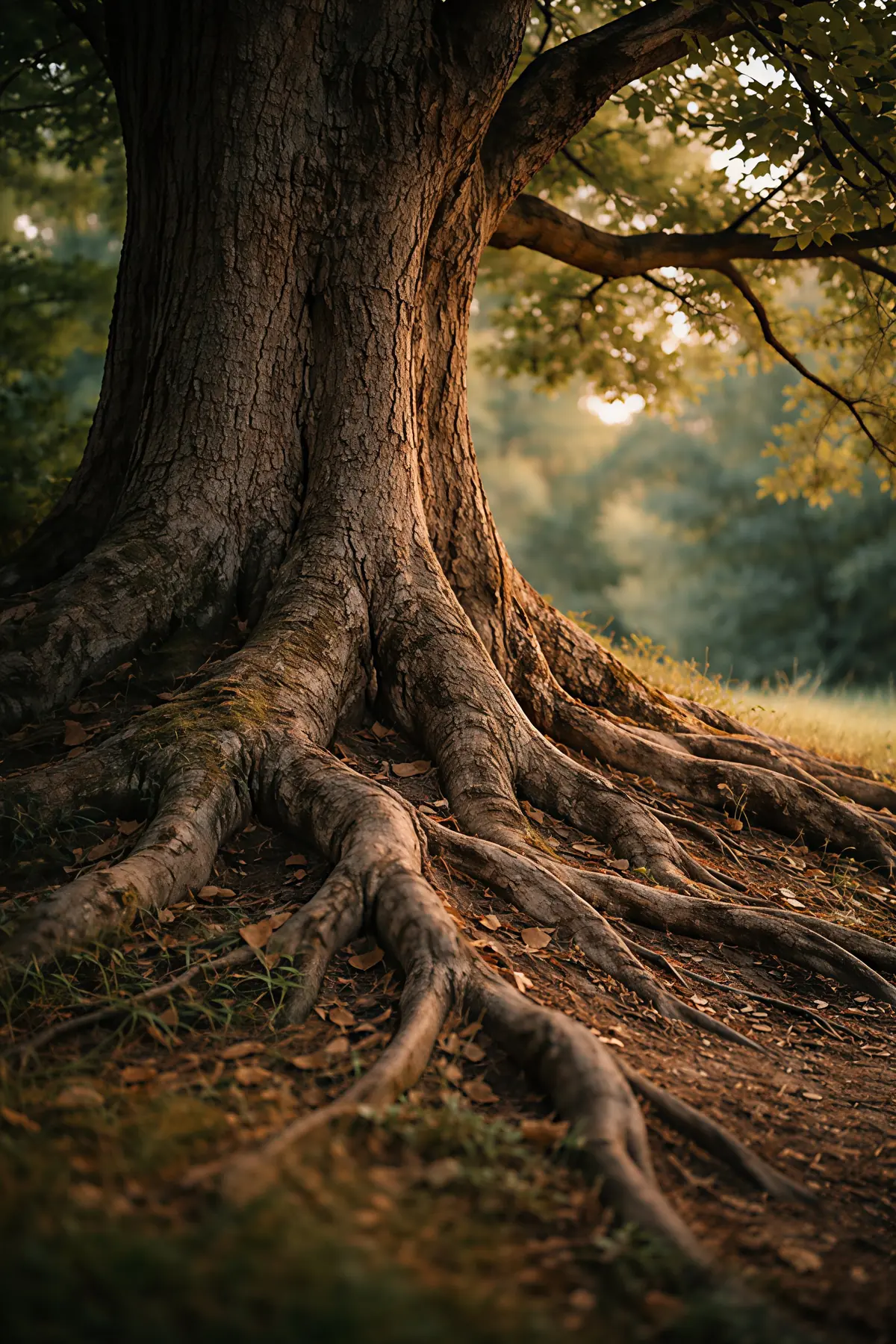 Sankofa roots design symbolizing heritage and continuity